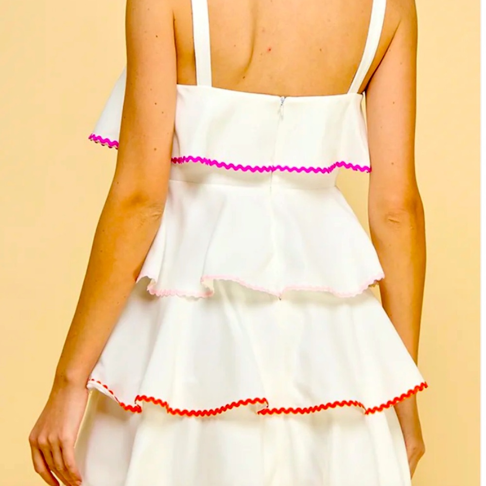 New Versona Lane Ruffle Tiered Dress - Picture 3 of 10